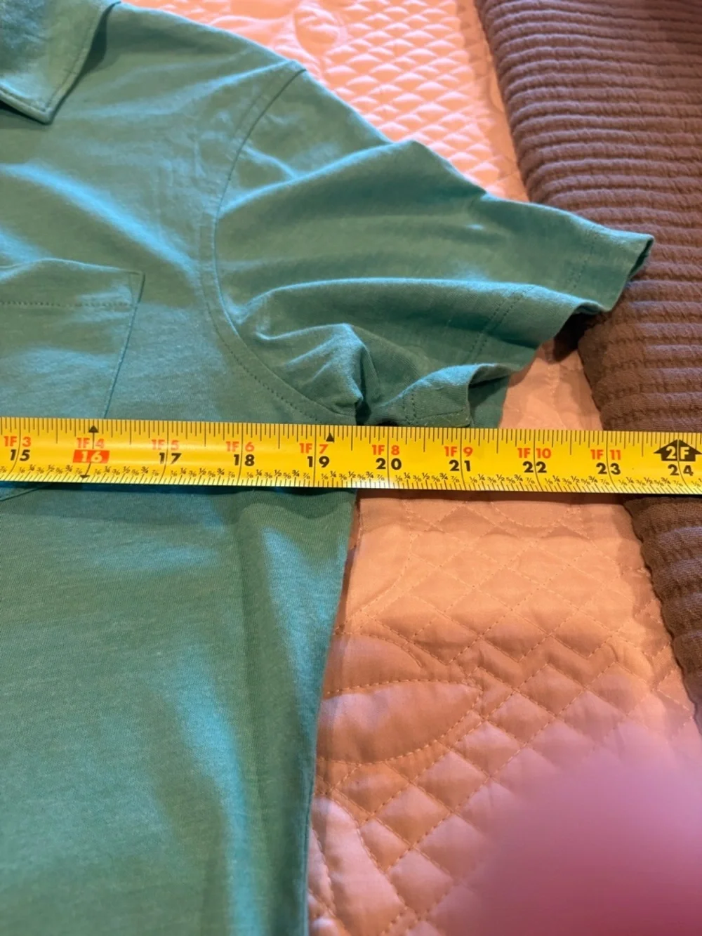 J. Crew Washed Jersey Pocket Polo men’s mint Green Size M
